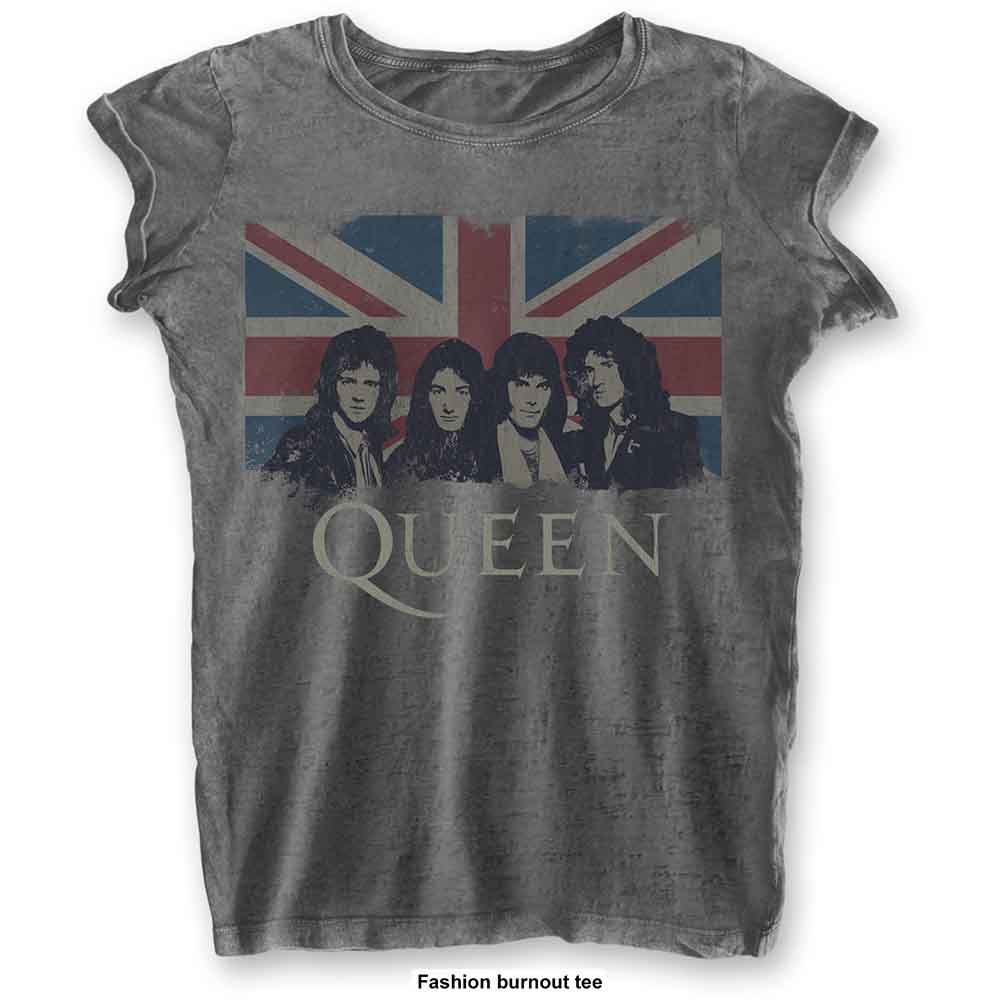 QUEEN Attractive T-Shirt, Vintage Union Jack