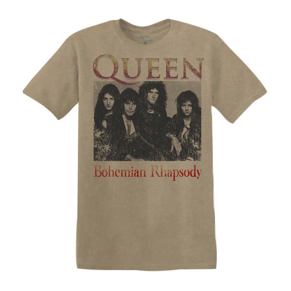 QUEEN Pigment Dyed T-Shirt, Bohemian Rhapsody