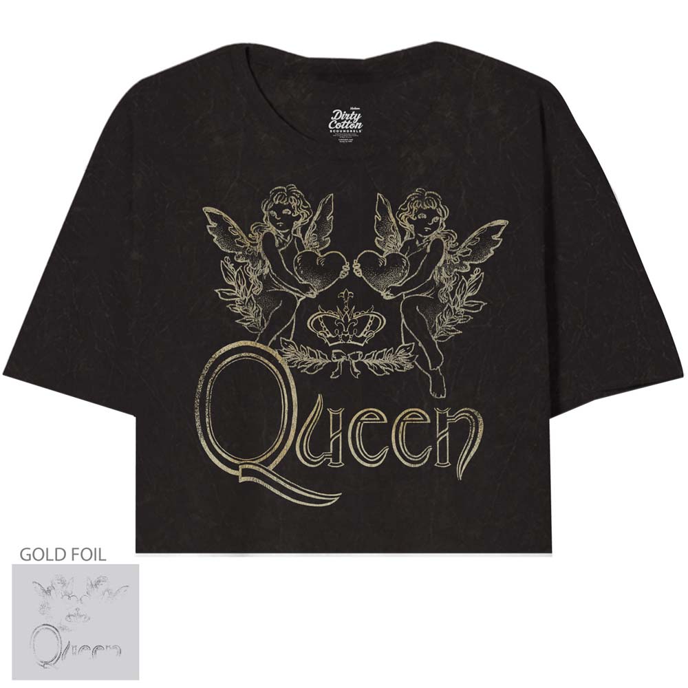 QUEEN Oversized Crop, Lovely Logo