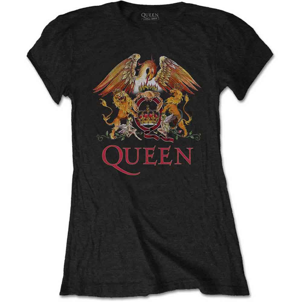 QUEEN Attractive T-Shirt, Classic Crest