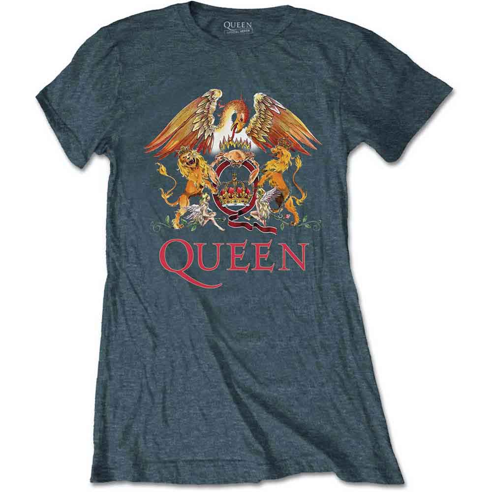 QUEEN Attractive T-Shirt, Classic Crest