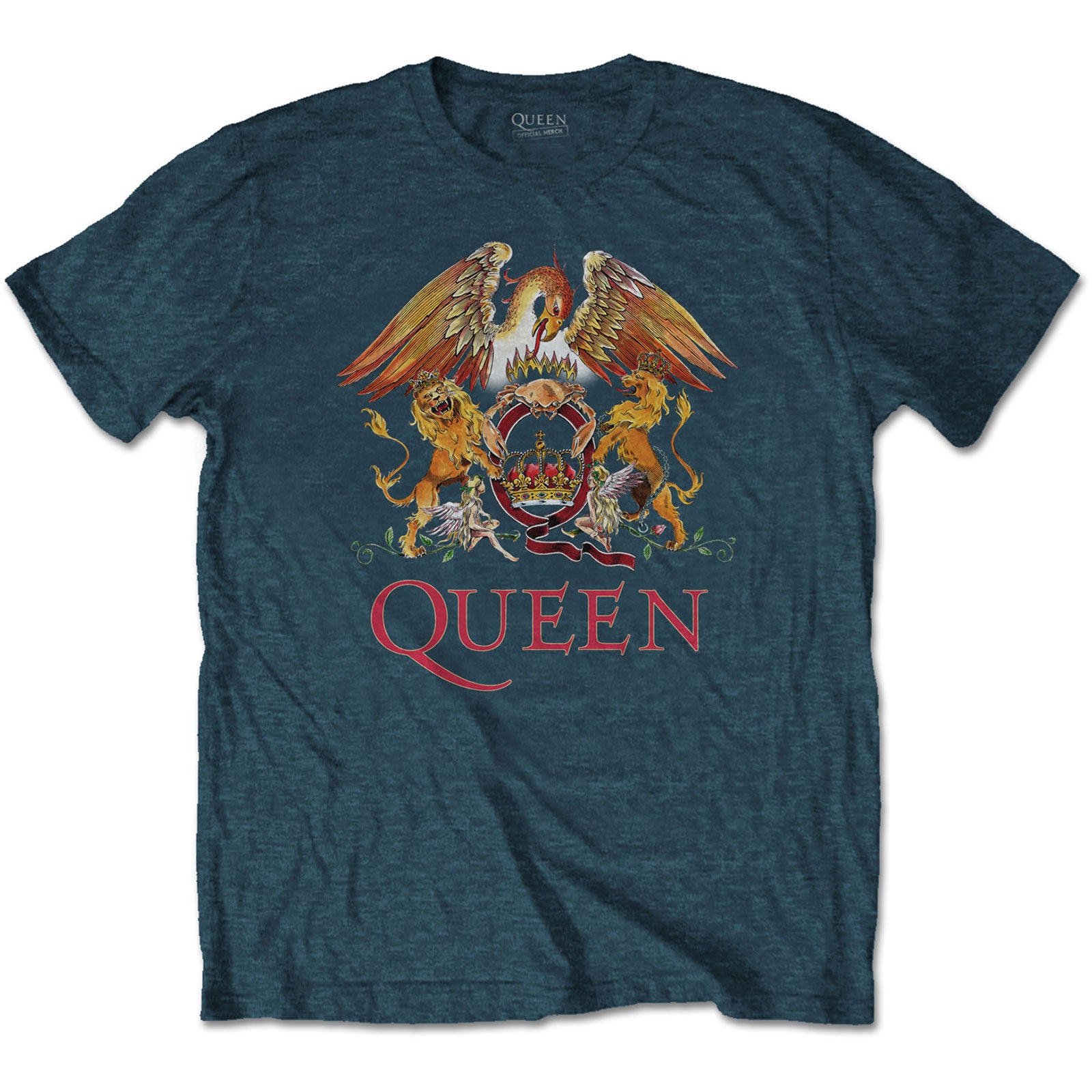 QUEEN Attractive T-Shirt, Classic Crest