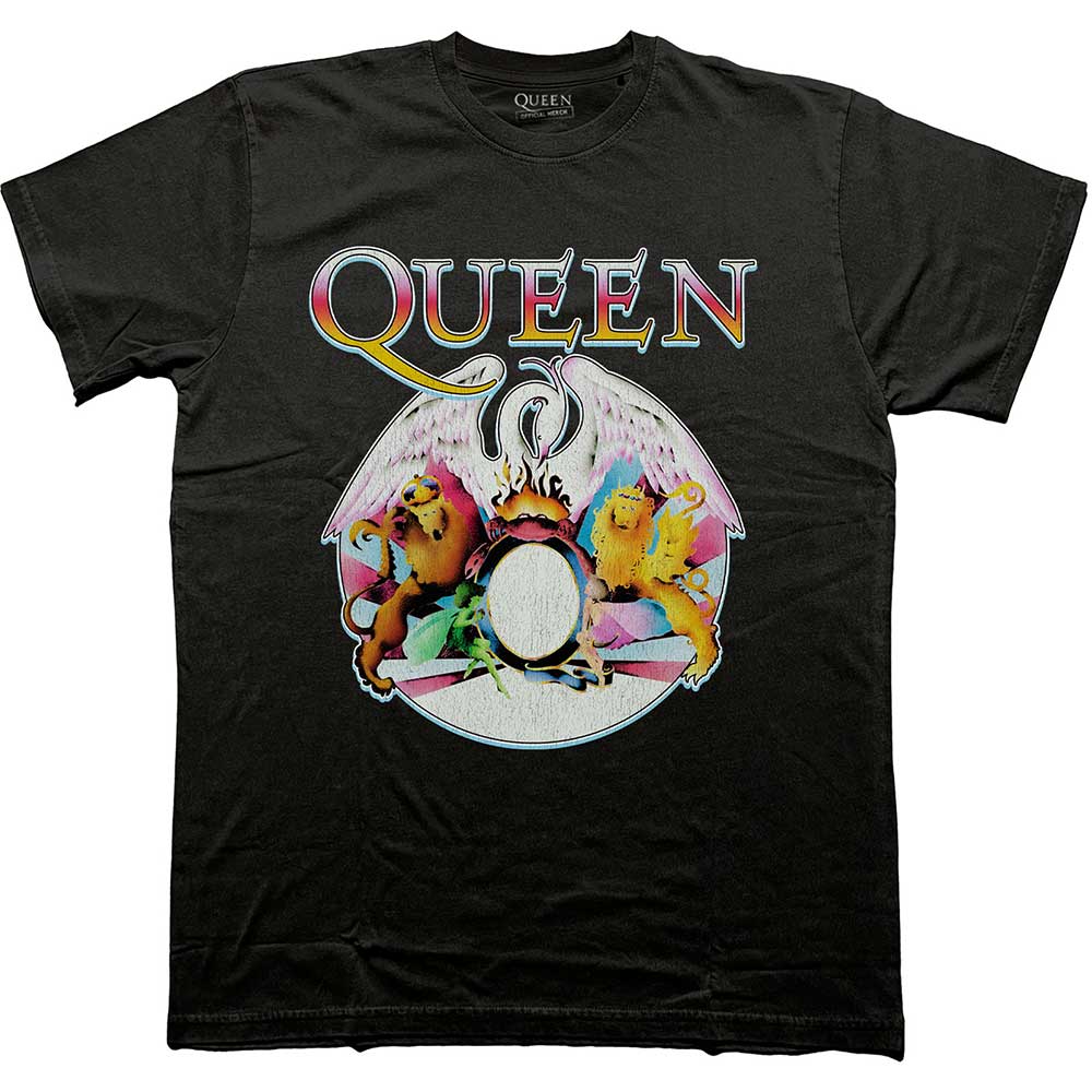 QUEEN Attractive T-Shirt, Multi Colour Crest