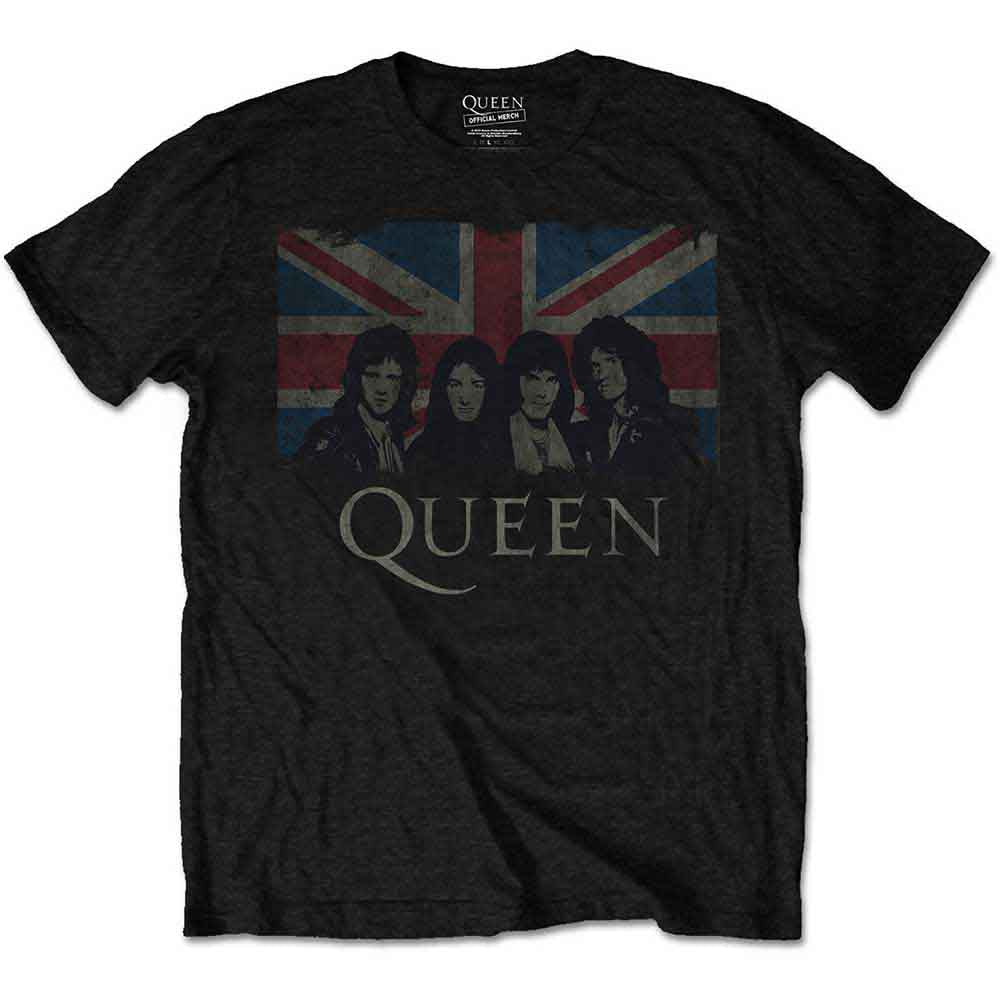 QUEEN Attractive Kids T-shirt, Vintage Union Jack