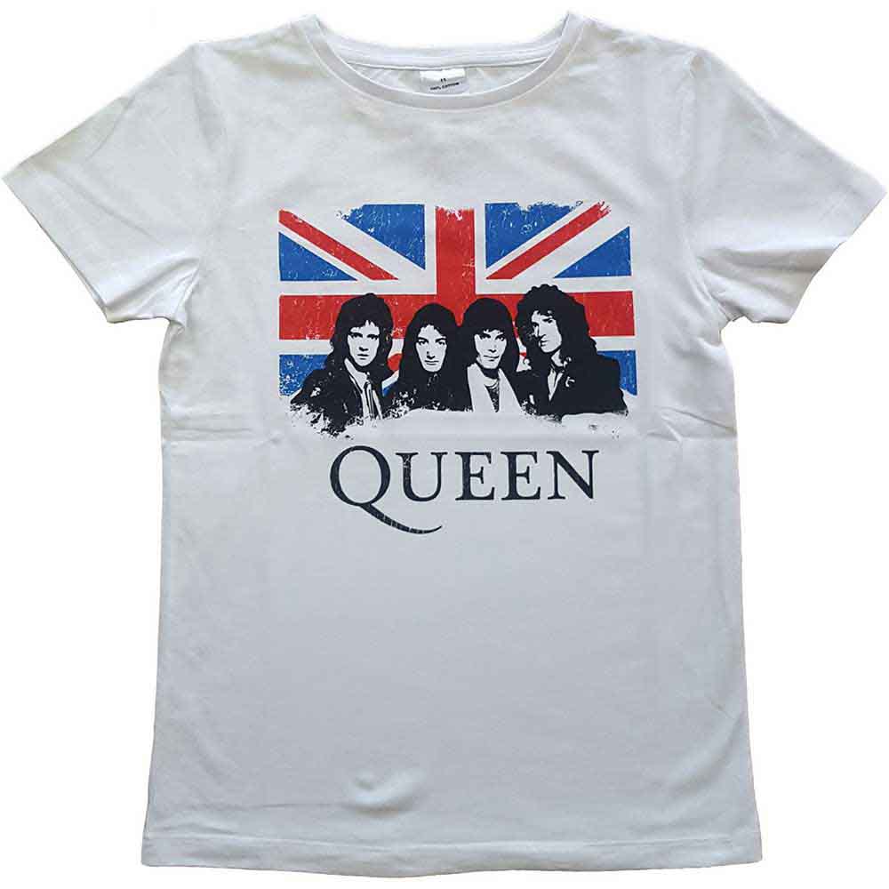 QUEEN Attractive Kids T-shirt, Vintage Union Jack