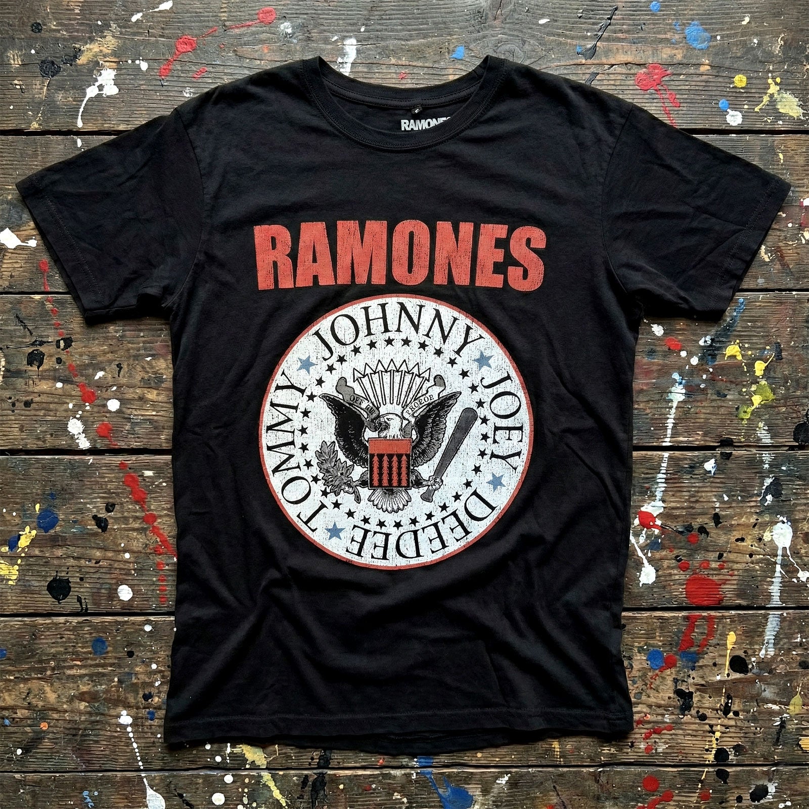 RAMONES Carbon T-Shirt, Hey Ho