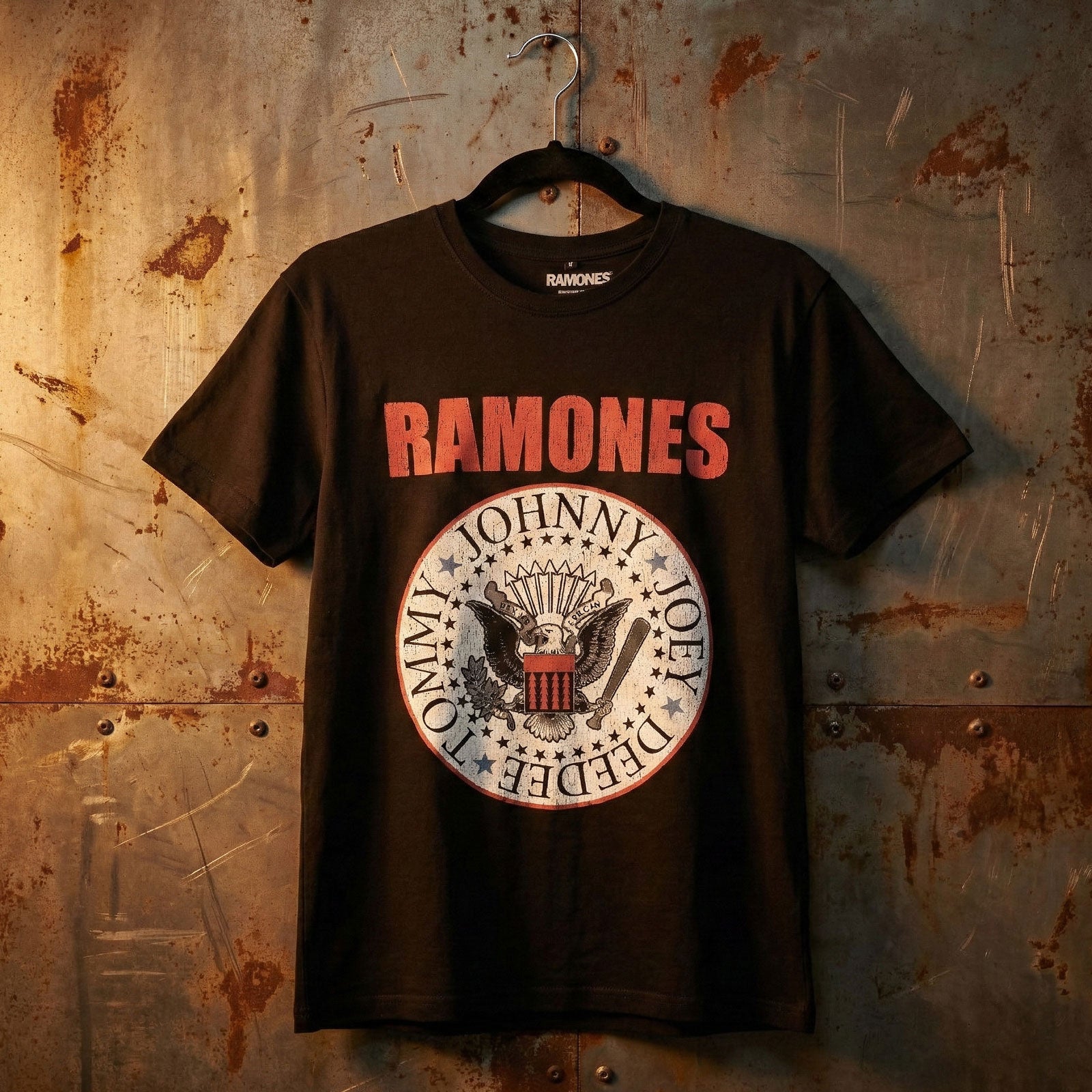 RAMONES Carbon T-Shirt, Hey Ho