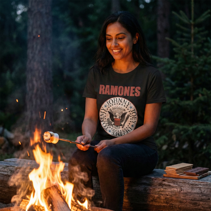 RAMONES Carbon T-Shirt, Hey Ho