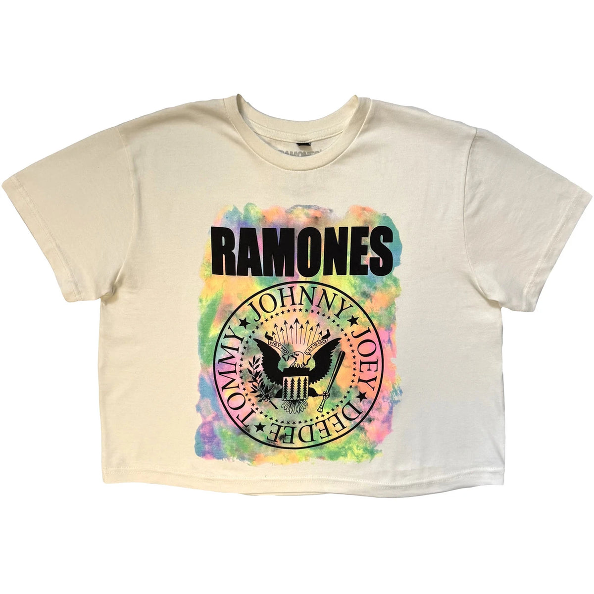 RAMONES Attractive Crop Top, Painted Seal