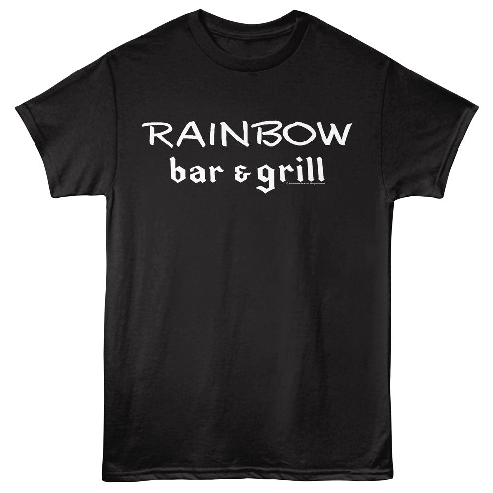 RAINBOW BAR &amp; GRILL Eye-Catching T-Shirt, LOGO