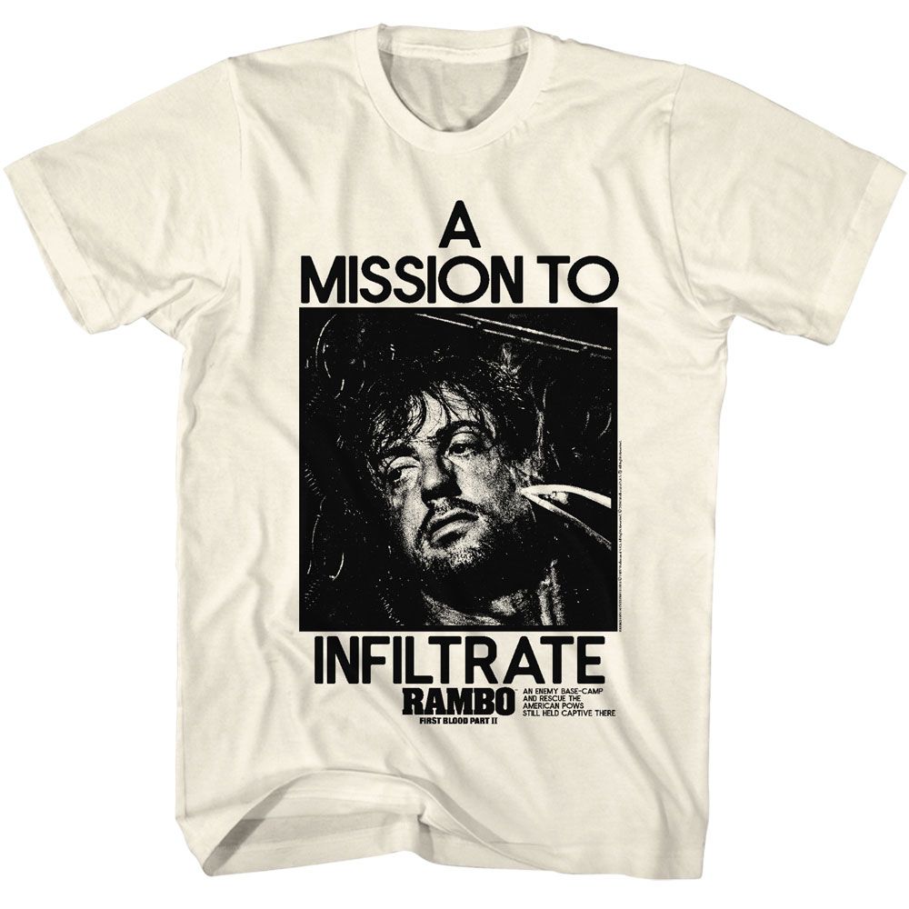 RAMBO Brave T-Shirt, MISSION TO INFILTRATE