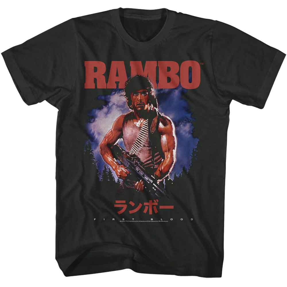 RAMBO T-Shirt, FIRST BLOOD JAPANESE