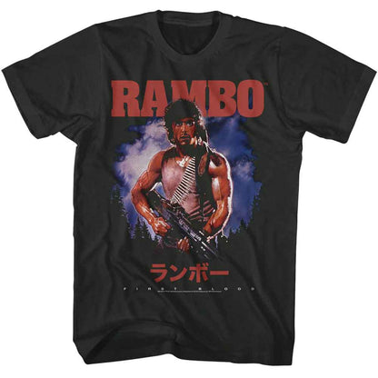 RAMBO T-Shirt, FIRST BLOOD JAPANESE