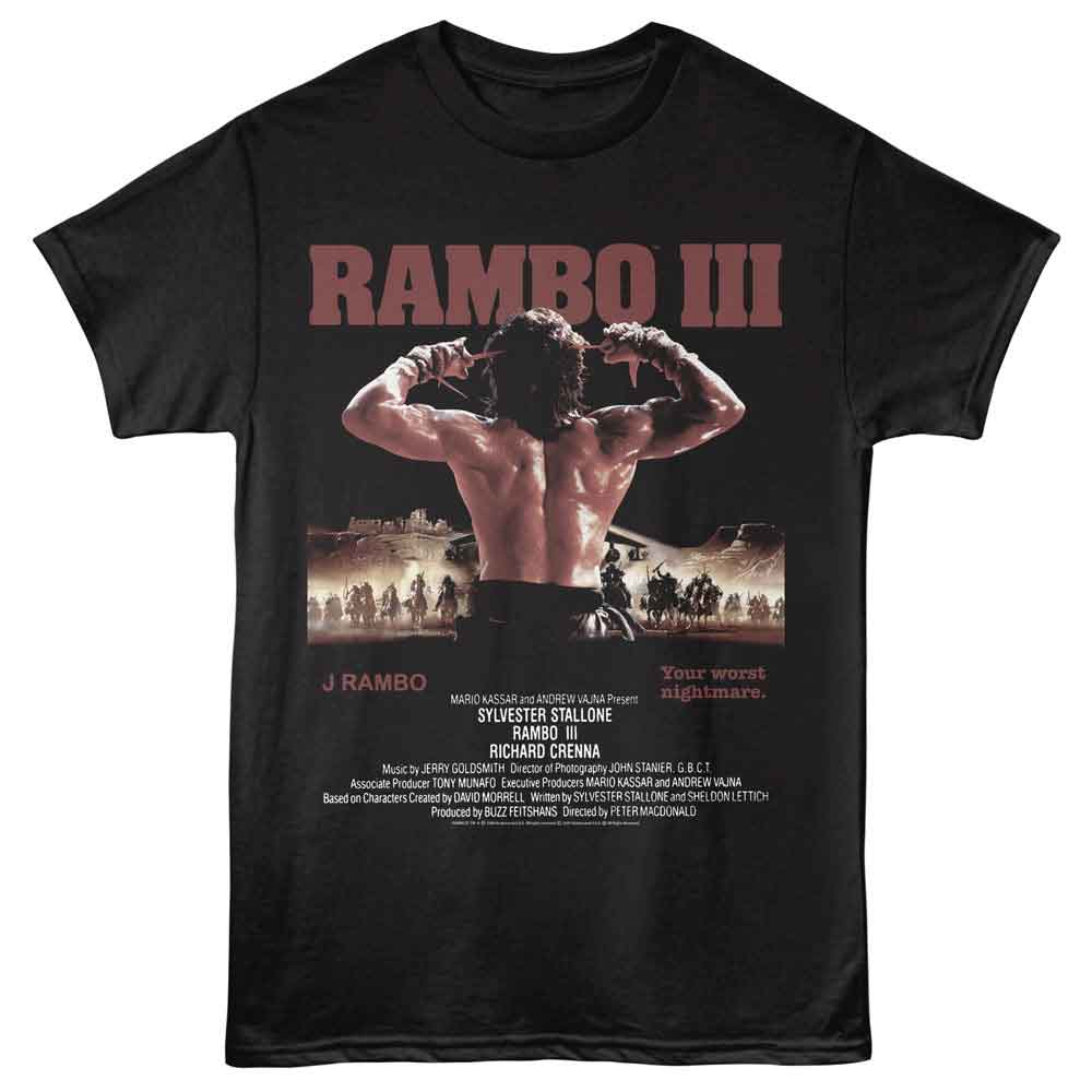 RAMBO Eye-Catching T-Shirt, WORST NIGHTMARE