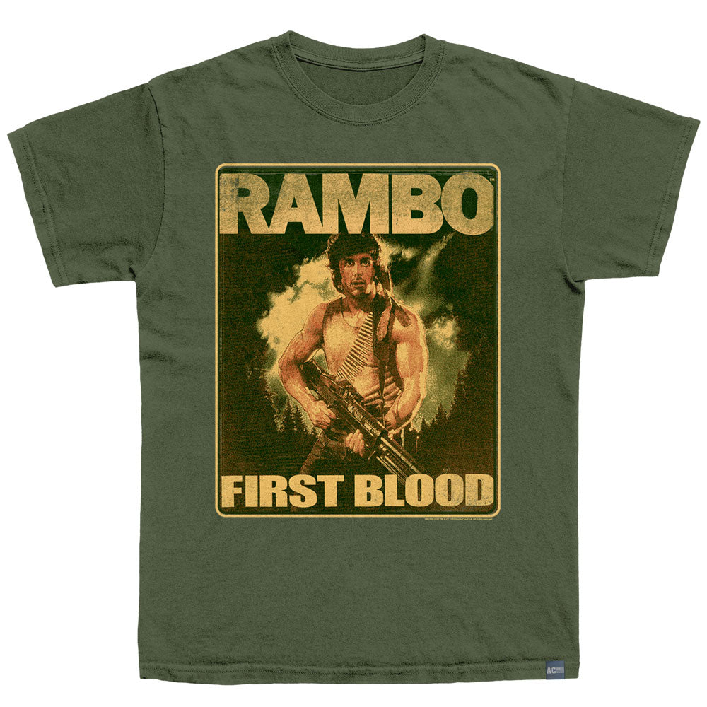RAMBO Made in USA T-Shirt, FIRST BLOOD