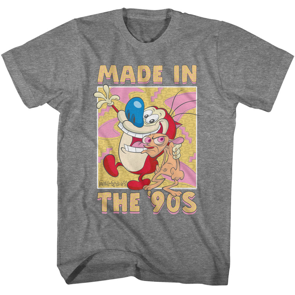 REN AND STIMPY Eye-Catching T-Shirt, MADE IN THE 90s