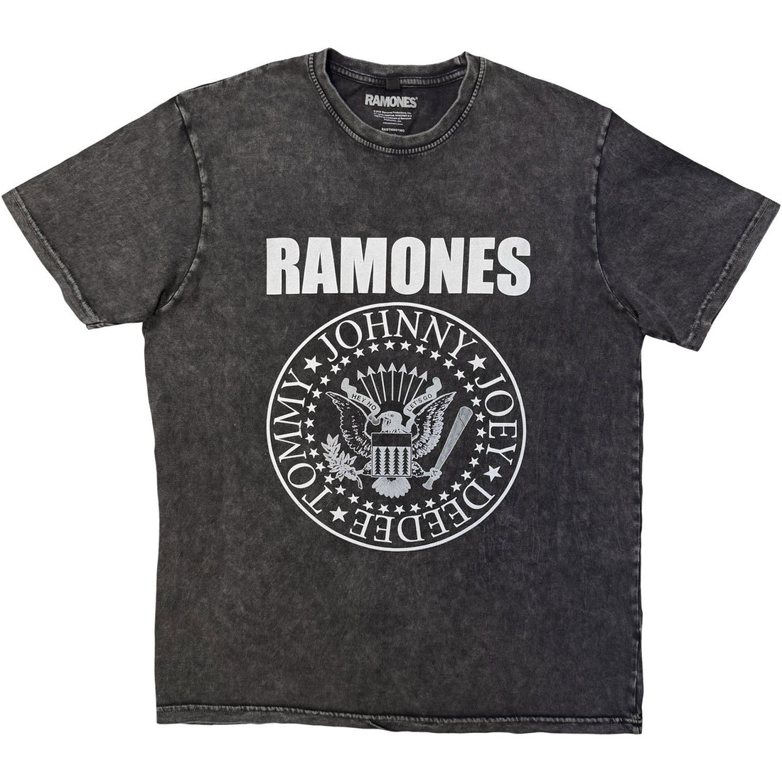 RAMONES Stone Wash T-Shirt, Presidential Seal