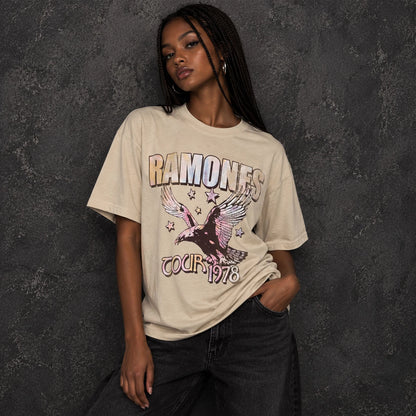 RAMONES Attractive T-Shirt, Eagle Tour &