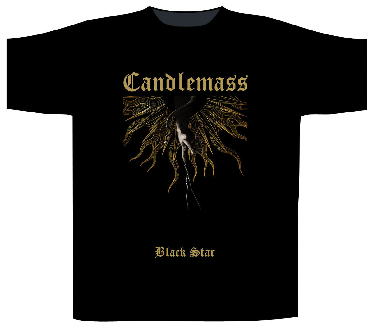 CANDLEMASS T-Shirt, Black Star