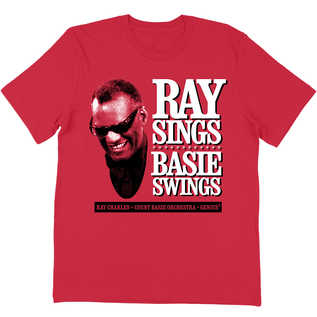 Ray Charles &quot;Count Basie&quot; T-Shirt In Red