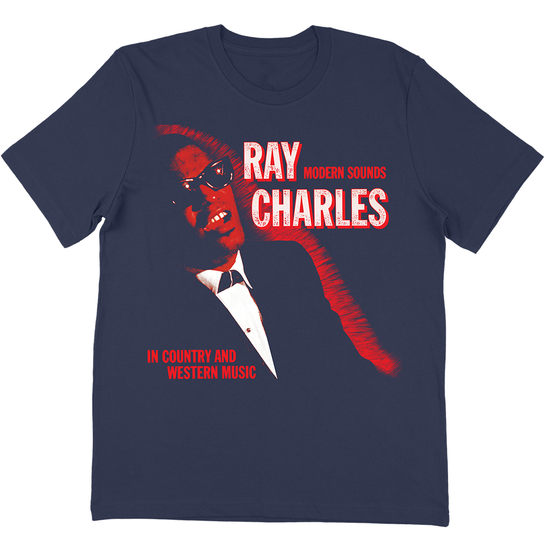 Ray Charles &quot;Modern Sounds&quot; T-Shirt In Navy