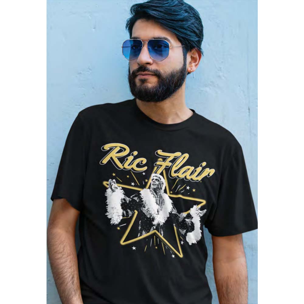 RIC FLAIR Eye-Catching T-Shirt, THE STAR