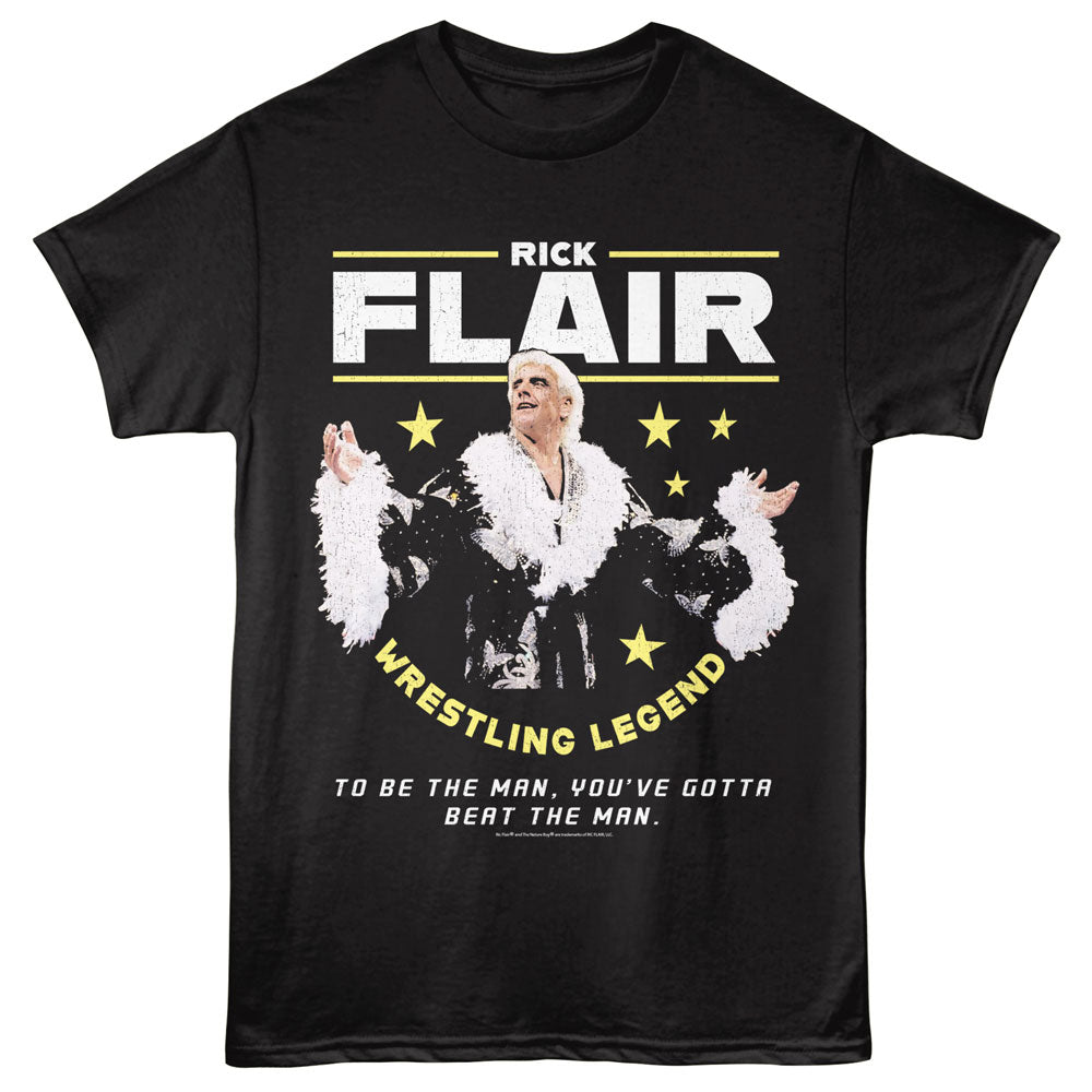 RIC FLAIR Eye-Catching T-Shirt, To Be The Man