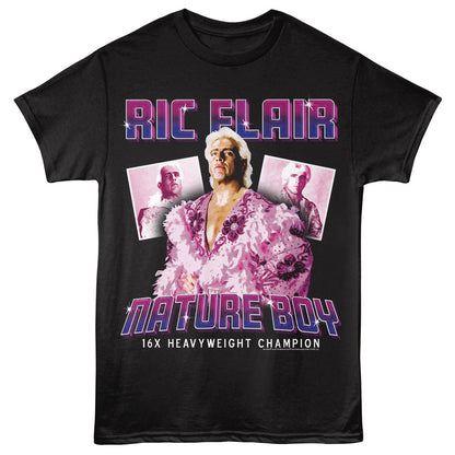 RIC FLAIR Eye-Catching T-Shirt, NATURE BOY
