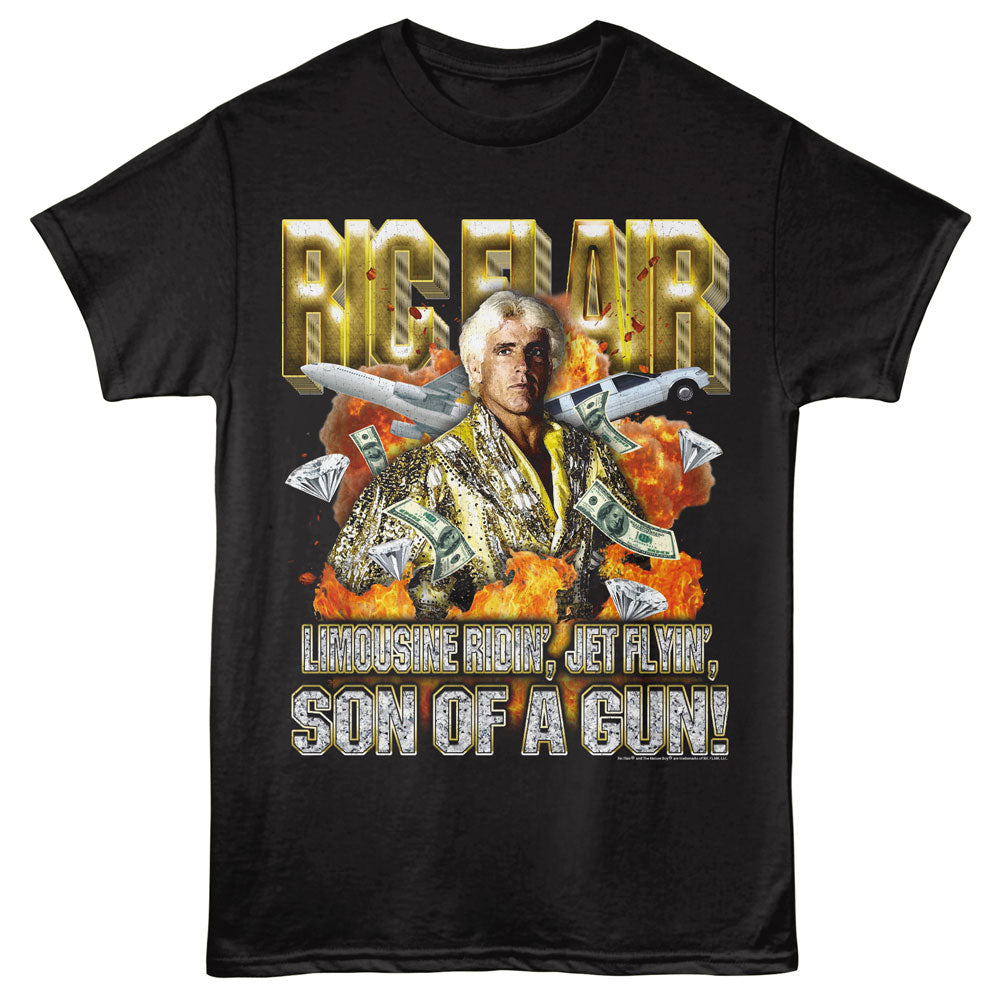 RIC FLAIR Eye-Catching T-Shirt, SON OF A GUN