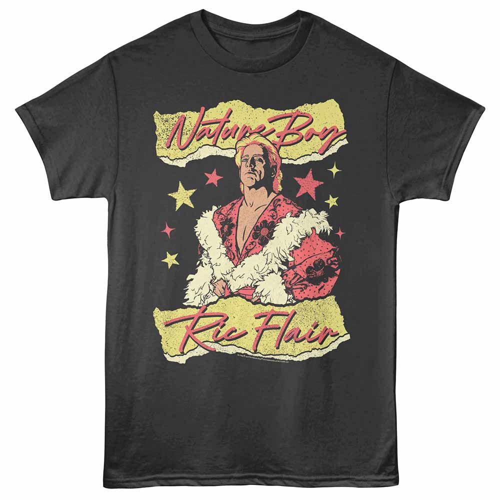 RIC FLAIR Eye-Catching T-Shirt, NATURE STARS
