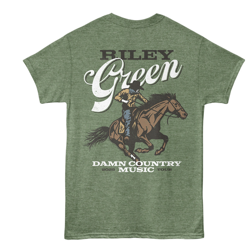 RILEY GREEN Eye-Catching T-Shirt, COWBOY