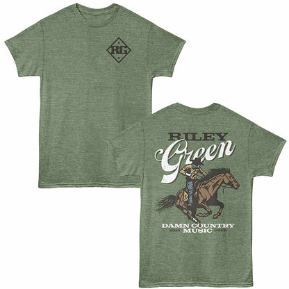 RILEY GREEN Eye-Catching T-Shirt, COWBOY