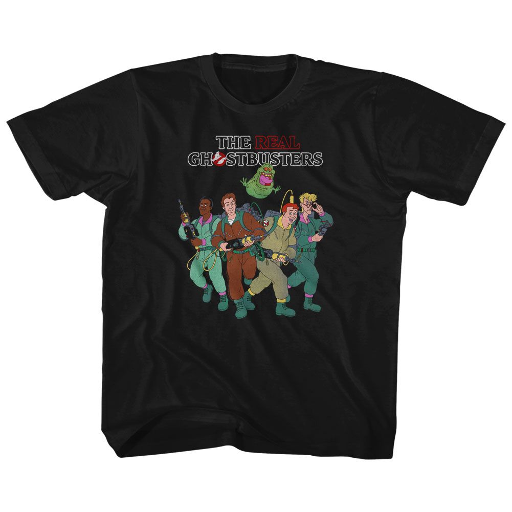 THE REAL GHOSTBUSTERS Kids T-Shirt, THE WHOLE CREW