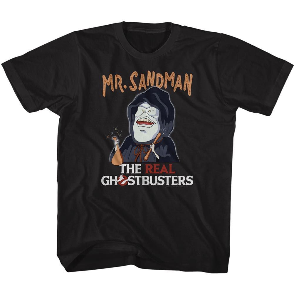 THE REAL GHOSTBUSTERS Kids T-Shirt, MR. SANDMAN