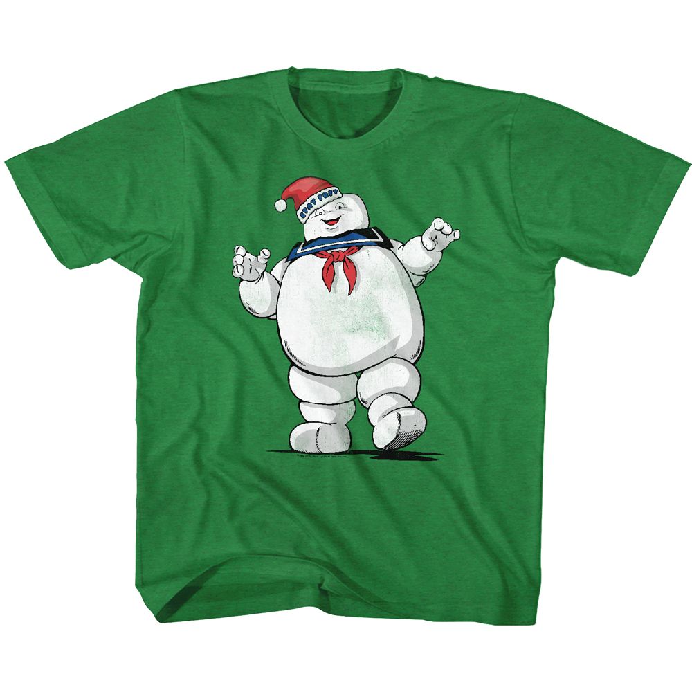 THE REAL GHOSTBUSTERS Kids T-Shirt, MERRY MR. STAY PUFT