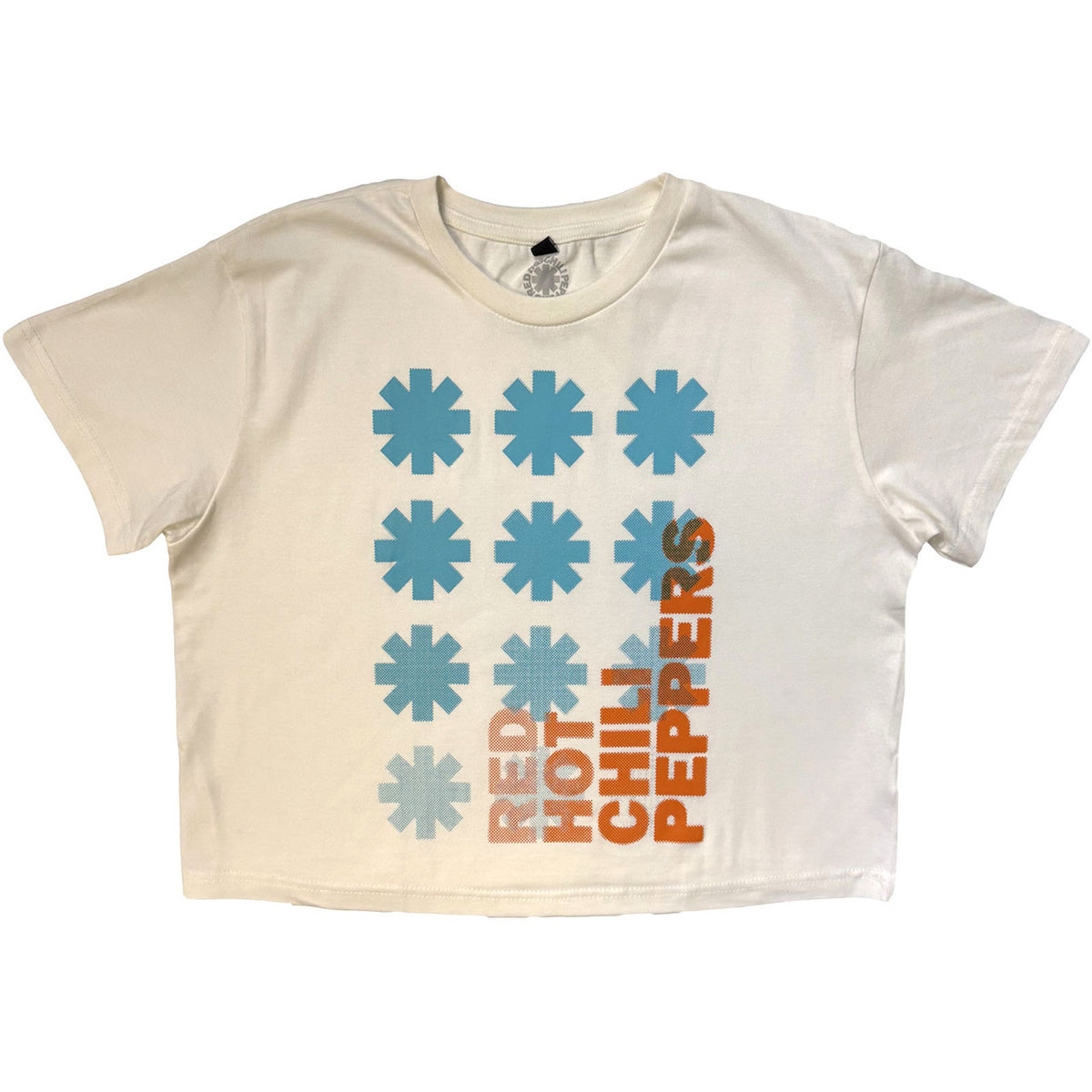 RED HOT CHILI PEPPER Attractive Crop Top, Gradient Logo