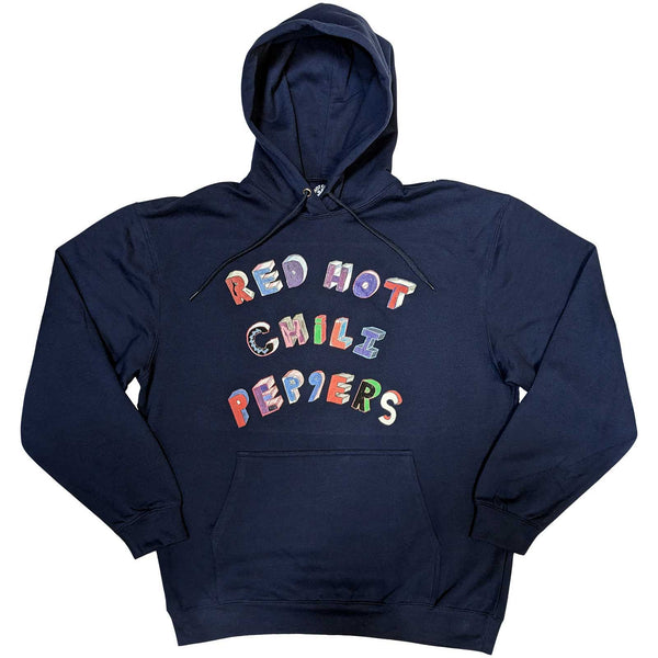 RED HOT CHILI PEPPERS Attractive Hoodie, Colourful Letters
