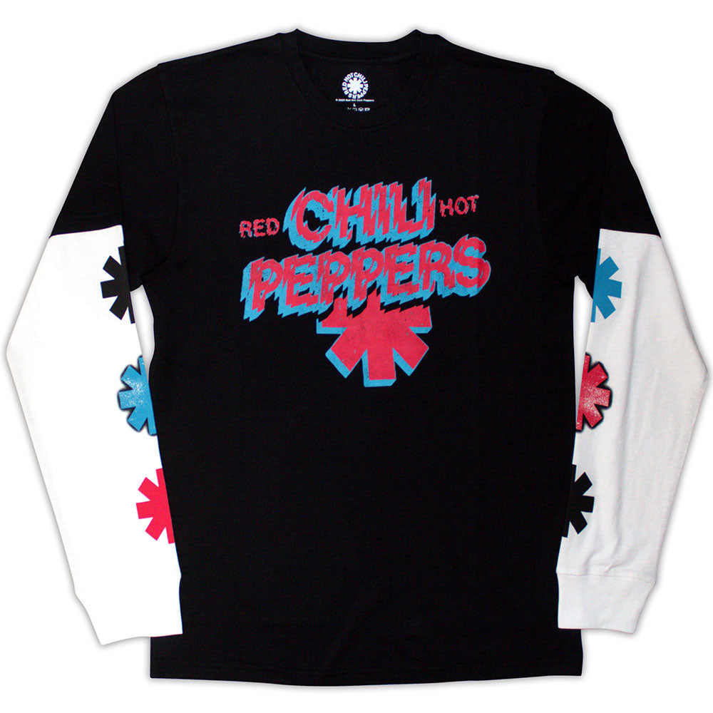 RED HOT CHILI PEPPERS Attractive T-Shirt, Shock Logo