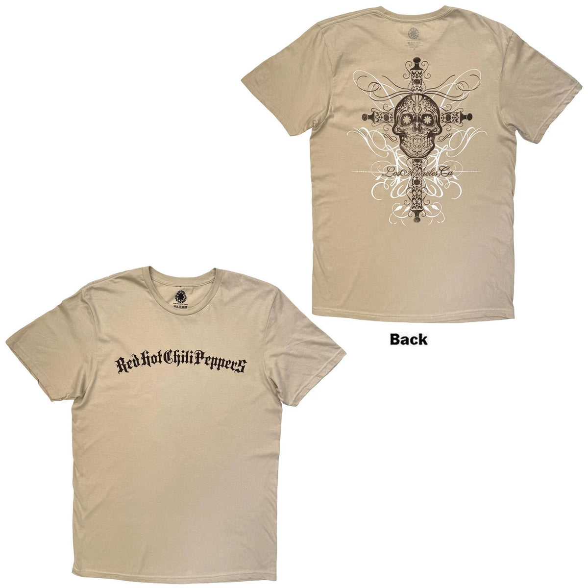 RED HOT CHILI PEPPERS Attractive T-Shirt, Skull Cross