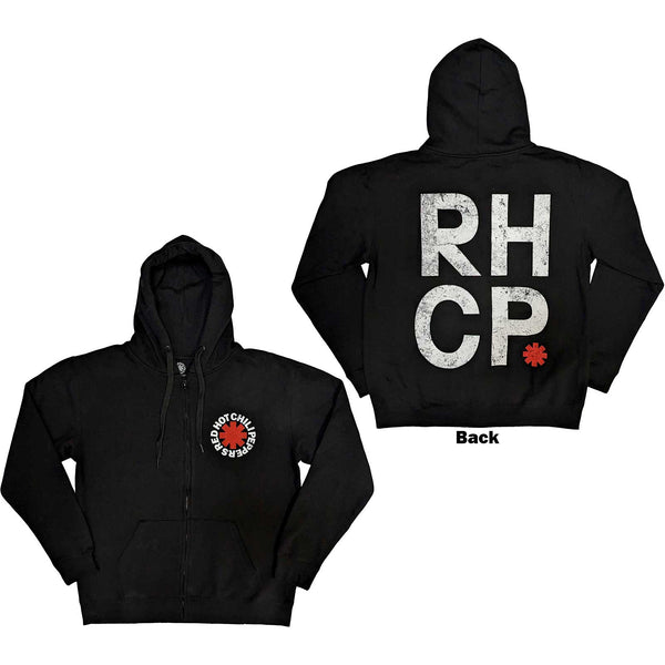 RED HOT CHILI PEPPERS Attractive Hoodie, Red Asterisk