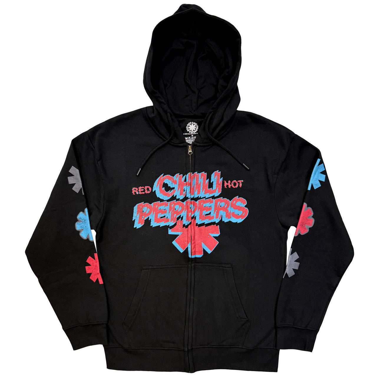 RED HOT CHILI PEPPERS Attractive Hoodie, Shock Logo