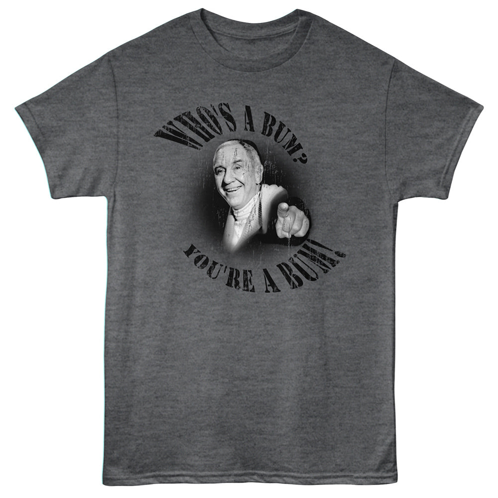 ROCKY Eye-Catching T-Shirt, WHOS A BUM