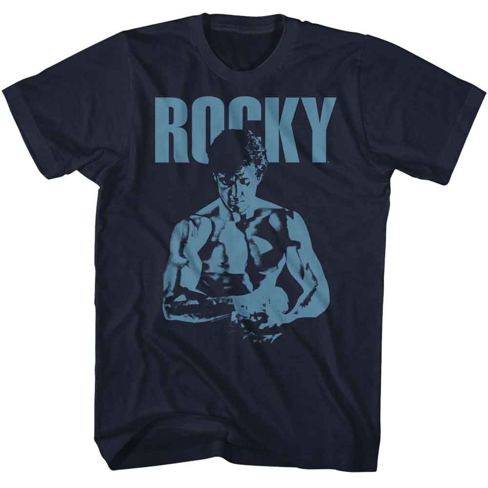 ROCKY Eye-Catching T-Shirt, BLUE ISH