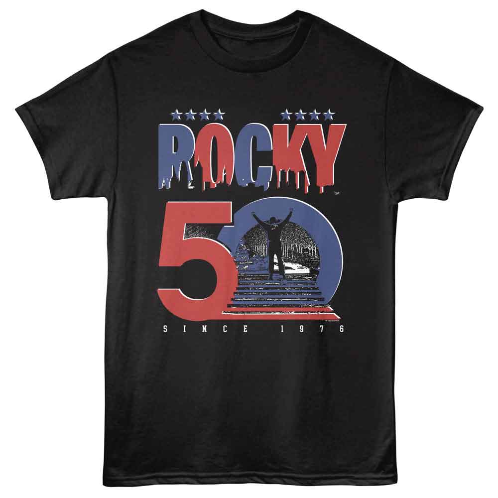 ROCKY Eye-Catching T-Shirt, 50TH STAIRCASE