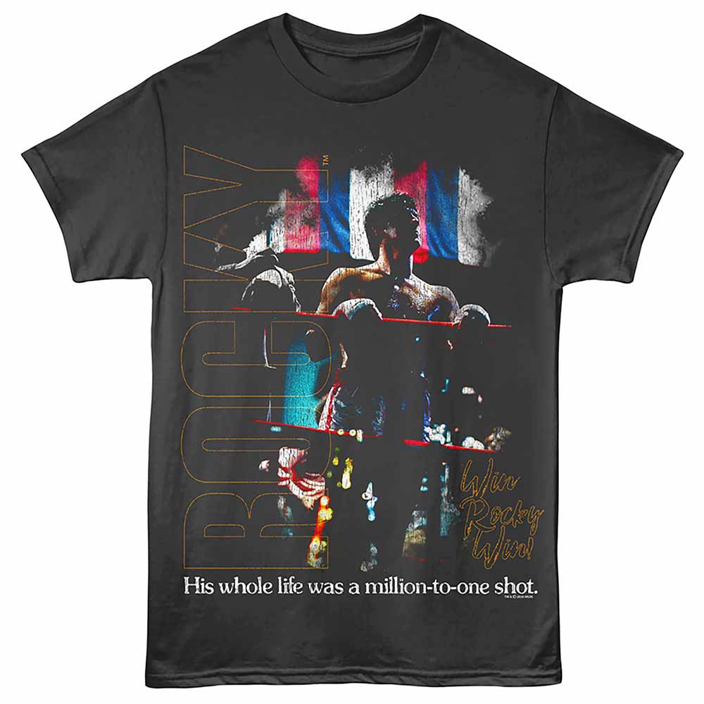 ROCKY Eye-Catching T-Shirt, MILLION TO ONE