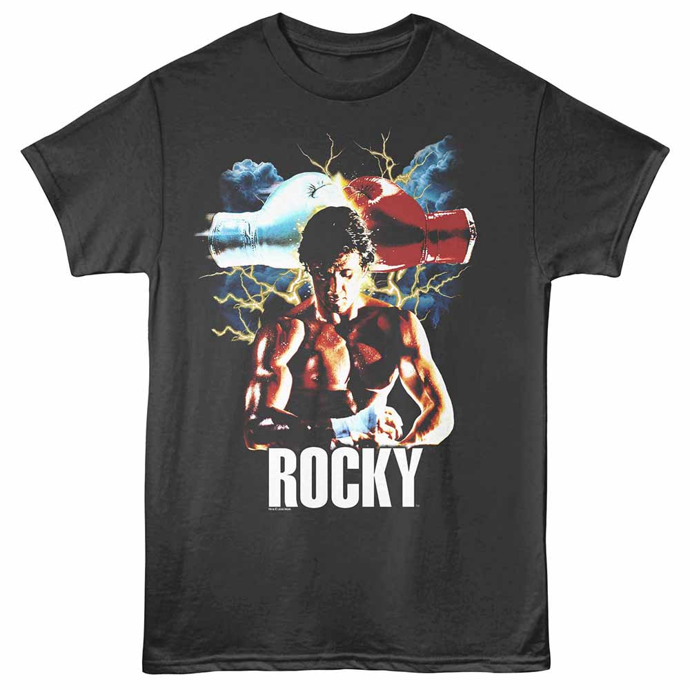 ROCKY Eye-Catching T-Shirt, GLOVE SMASH