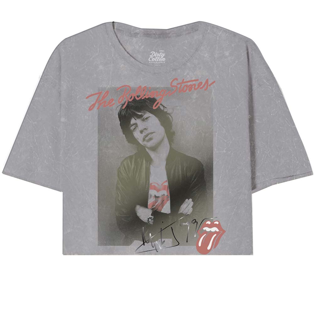 ROLLING STONES Oversized Crop, Mick Jagger