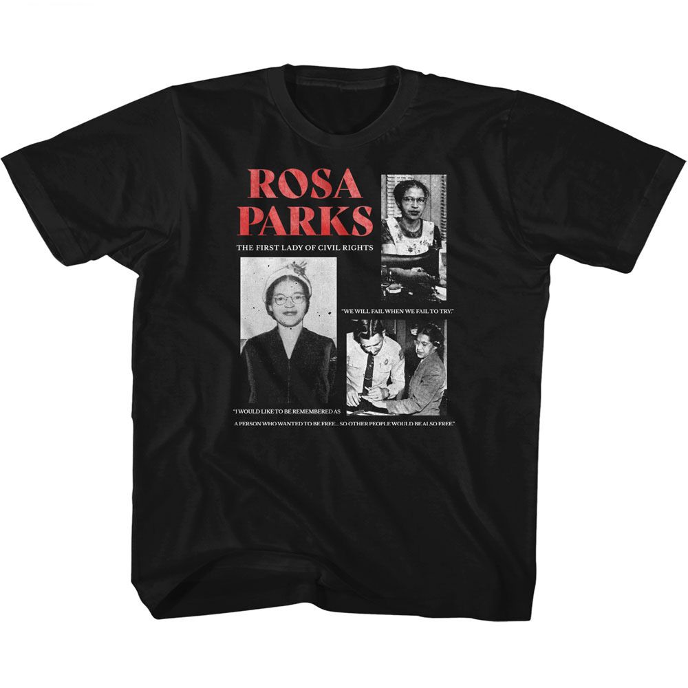 ROSA PARKS Kids T-Shirt, ROSA PARKS MULTI PIC