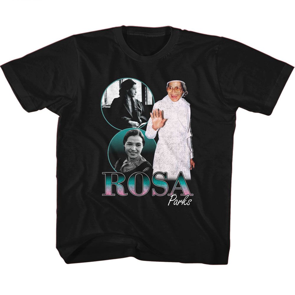 ROSA PARKS Kids T-Shirt, ROSA PARKS COLLAGE