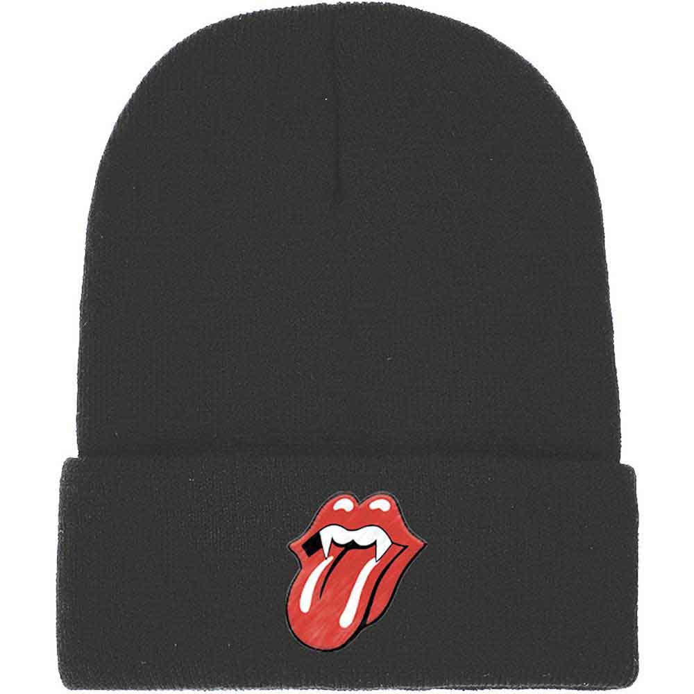 THE ROLLING STONES Attractive Beanie Hat, Fang Tongue